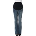 thumbnail image 2 of Maternity Women's Flare Leg Denim Jeans - Medium Indigo 29, 2 of 4