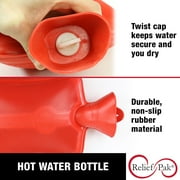 Hot Water Bottle, 2 Quart Capacity