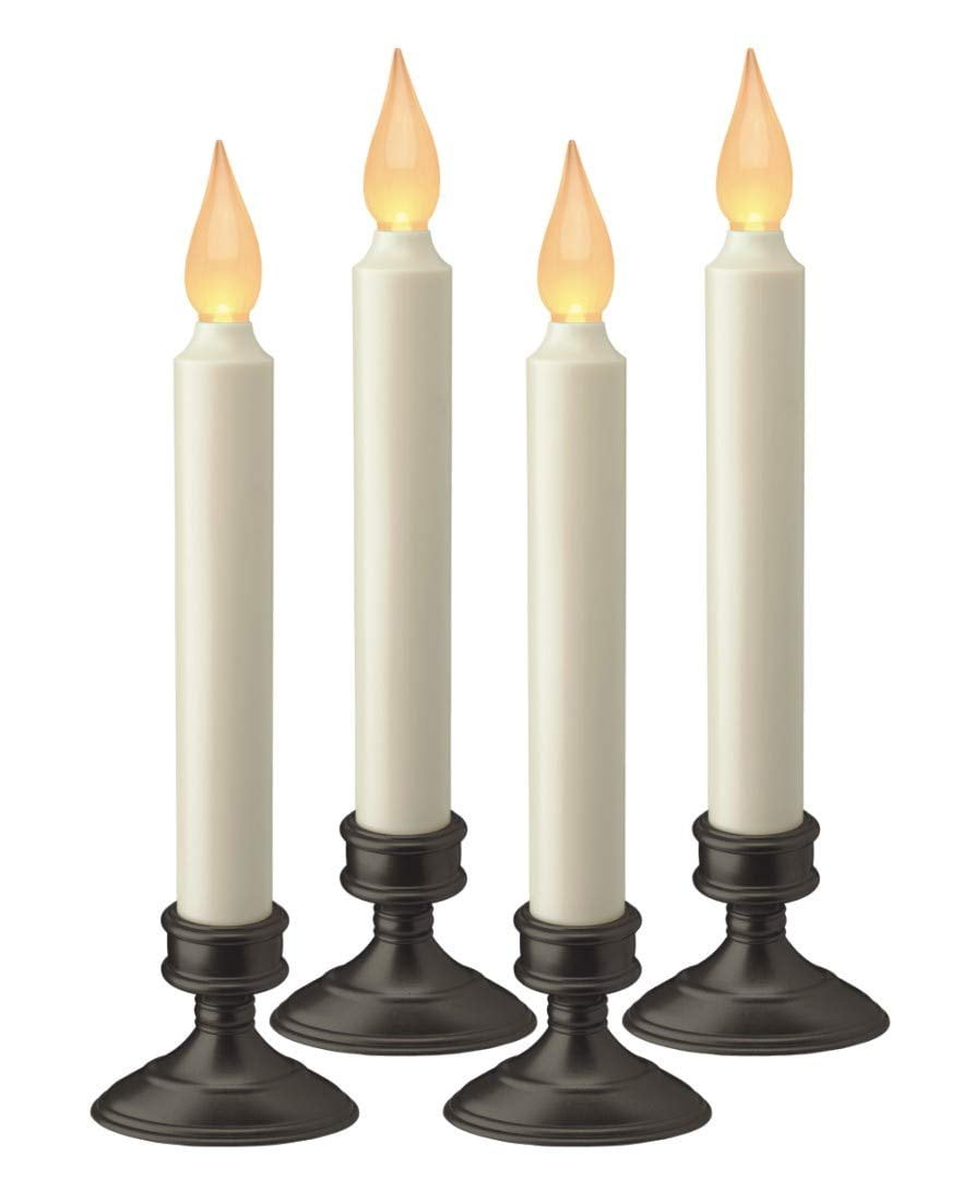 Xodus Innovations Battery Operated LED Window Candle, Dusk to Dawn Light Sensor, Aged Bronze