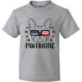 thumbnail image 3 of Inktastic Pawtriotic with French Bulldog  in American Flag Sunglasses Youth T-Shirt, 3 of 5