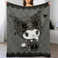 thumbnail image 5 of KUROMI Throw Blanket Cute Flannel Anime for Girls Boys Men Women, 5 of 7