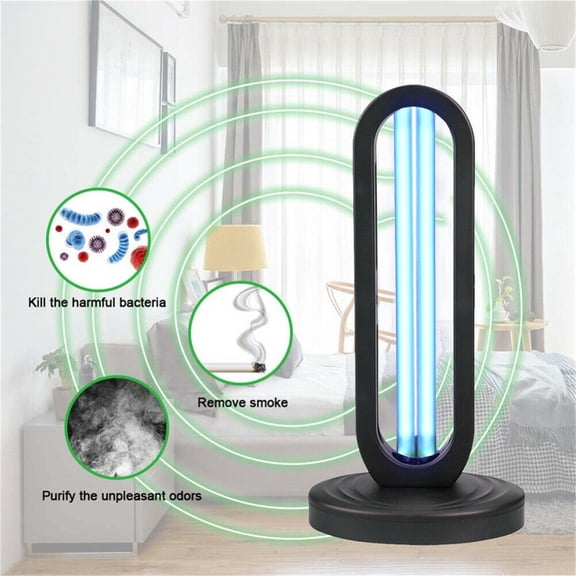 15.7 Inch UV Disinfection Lamp Sterilization and Sterilization,Light UVC Fridge Deodorizer Purifier Odor Eliminators (European standard 220V)