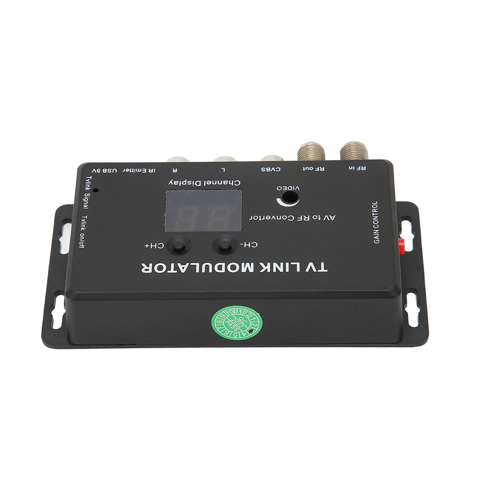TV Link Modulator, TM70RG Multifunctional Long Range AV To RF Converter Mini  for Home