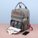 thumbnail image 2 of Mochila unisex para pañales con cuna, mochila multifuncional con cama, bolsa para mamá y bebé, mochila grande impermeable para mamá y bebé, bolsa con correas para cochecito, 2 of 5