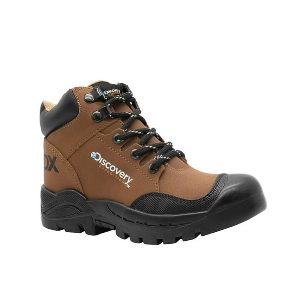 Botin Senderismo Para Niño Outdoor Tendencia Color Cajeta DX caqui 19.5