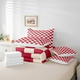 thumbnail image 4 of Erosebridal Geometric Buffalo Bed in a Bag Full size,Checkered Grid Bed Set,Plaid Room Decorative,7pcs, 4 of 5