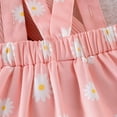 thumbnail image 7 of Odeerbi 6M-4Y Toddler Girls Cotton Outfits Rib Knit Long Sleeve Tops with Daisy Print Suspender Skirt Two-piece Set Solid Color Floral Skirt Set Toddler Girls Clothes, 7 of 7