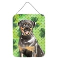 thumbnail image 1 of Carolines Treasures CK1794DS1216 Shamrocks Rottweiler Wall or Door Hanging Prints, 1 of 1