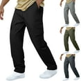thumbnail image 1 of Styesk Men's Pants Men's Workwear Pants Waterproof Fabric Multiple Pockets Solid Color Loose Workwear Pants Pants, 1 of 6