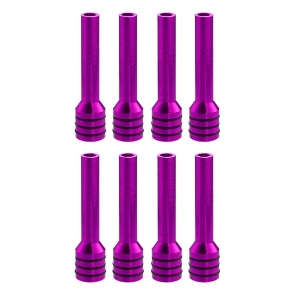 8pcs Purple Car Door Lock Knobs Interior Door Lock Knob Aluminum Alloy Inner Door Lock Pull Pins Universal for Car