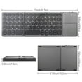 thumbnail image 6 of Wireless Keyboard for Lenovo Legion Y700 8.8"/Tab M9 - Folding Rechargeable Portable Compact, 6 of 7