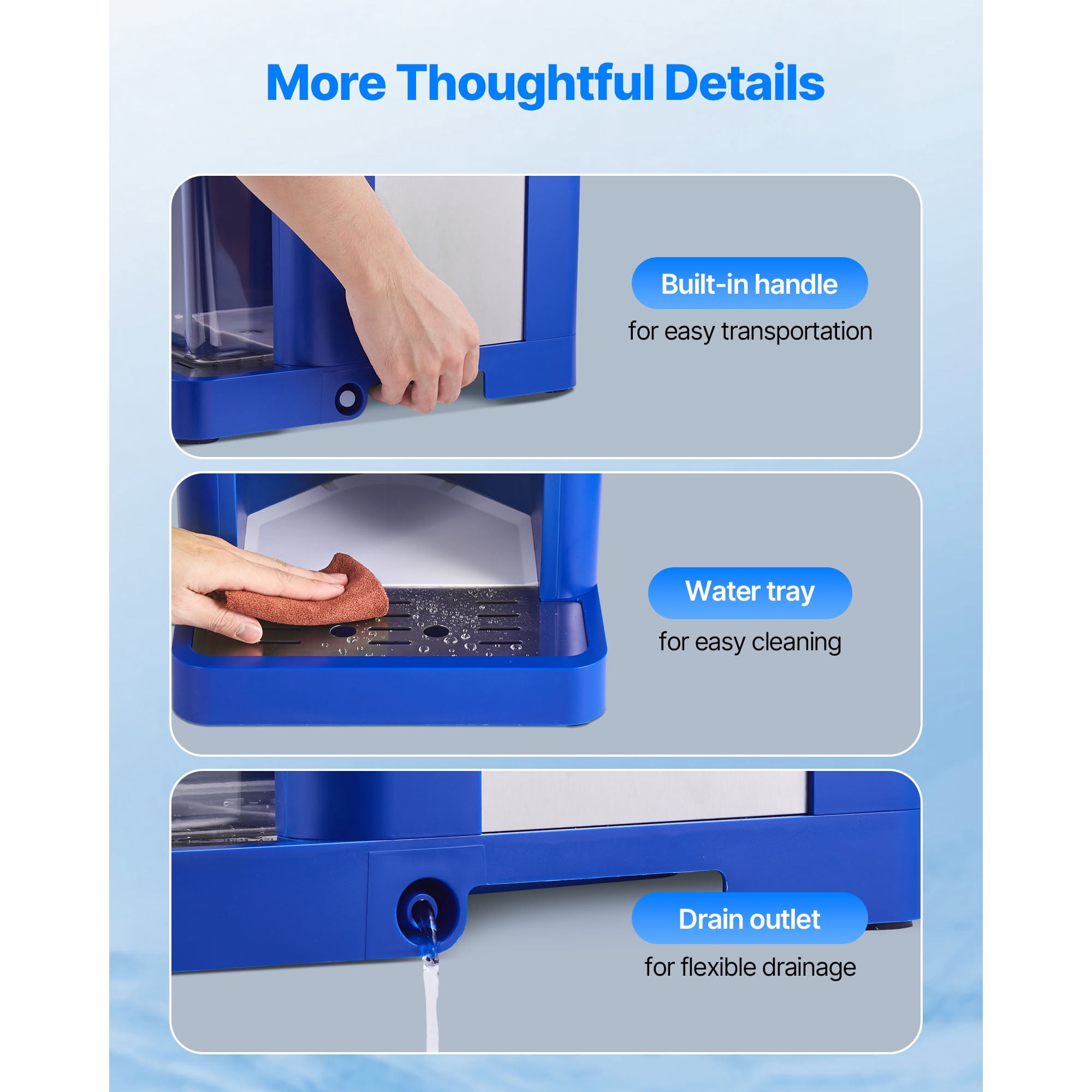 KFFKFF Commercial Ice Shaver Machine, 1.91QT / 1.8L Electric Snow Cone Maker, Fine & Fluffy Ice with 300W Motor, Stainless Steel Blades, Shaved Ice Machine for Home, Parties, Restaurants