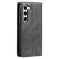 thumbnail image 5 of Men's Case for Samsung Galaxy S21 Wallet with Card Holder [RFID Blocking],Samsung Galaxy S21 Luxury Retro High Quality Leather Magnetic Flip Kickstand Shockproof Business Style Case,Grey, 5 of 9