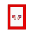 thumbnail image 1 of Grande-Bretagne Drapeau eu uk Image Afficher Art Cadre Photo Rouge, 1 of 4