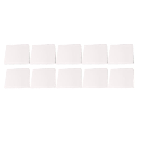 10pcs Almohadillas cuadradas de cartón para cajas de pasteles Almohadillas de papel con base de pastel para presentar pasteles Bandeja para cupcakes Alfombrillas para mousse (8 pulgadas, blanco)