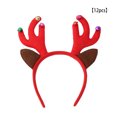 thumbnail image 2 of Qarigey 12 Uds. De diademas navideñas para mujer, clásicas astas de reno, Santa, árbol de Navidad, hebilla para el pelo, diadema encantadora, Accesorio para el cabello Red Bell astas Qarigey AP013012-14, 2 of 6