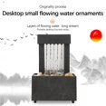 thumbnail image 1 of Waterfall Fountain Desktop Decor Table Ornament Exquisite Craftsmanship Household Sweet Gift Long-lasting Embellishment Craftsmanship Lighted Fountains, 1 of 8