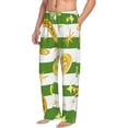 thumbnail image 2 of Daiia Watercolor St Patrick Day Men's Sleep Pant with Pockets and Drawstring,Pajama Pants-Large, 2 of 9