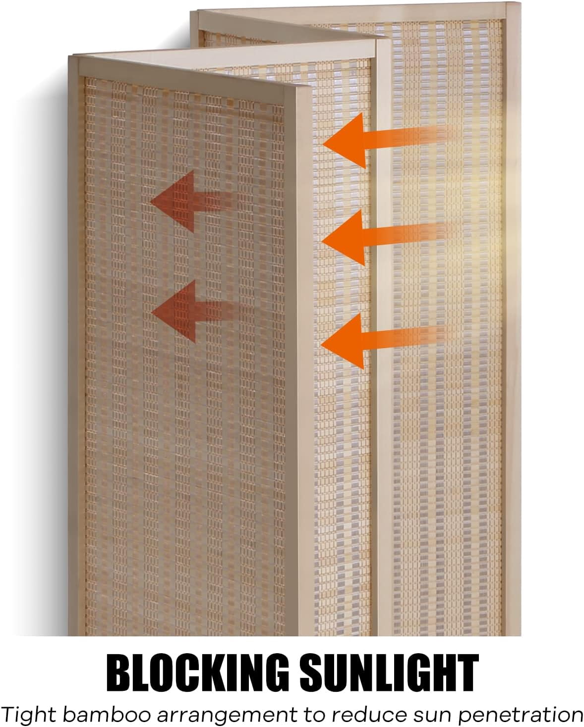 Room Dividers Folding Screen Partitions 4 Panel Privacy Screen, Partition Wall Tall Room Divider for Bedroom Study Portable Room Seperating Divider Home Furniture, Natural