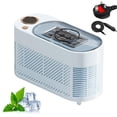 thumbnail image 1 of Portable Ice Maker, Mini Ice Maker Machine with Dual Power & 12V Car Compatibility, Fast Iced Production in 15 Minutes for Home, Office, Camping, RV, Travel, Include Instruction Manual, 1 of 6