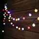 thumbnail image 2 of Cadena de luces solares para exteriores, impermeables IP44, 8 modos de iluminación, decoración interior y exterior, fiesta en el jardín, 9,5 metros, 50 luces solares de colores., 2 of 5