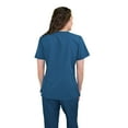 thumbnail image 5 of Green Town Scrubs for Women - Mock Wrap V-Neck Scrub Top, 3 Pockets, Lightweight, Stretch Fabric, Easy Care, 5 of 6