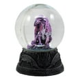 thumbnail image 5 of Ebros Mythical Purple Midnight Dragon Water Globe Figurine With Glitters 4.75"H Sparkly Glitter Globe Collectible, 5 of 5