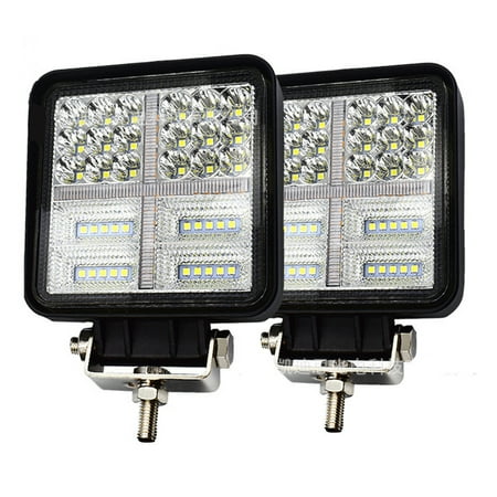 

Square LED Work Light 177W Spot Flood Combo Lamp 2 Colors Off Road Truck SUV 1x