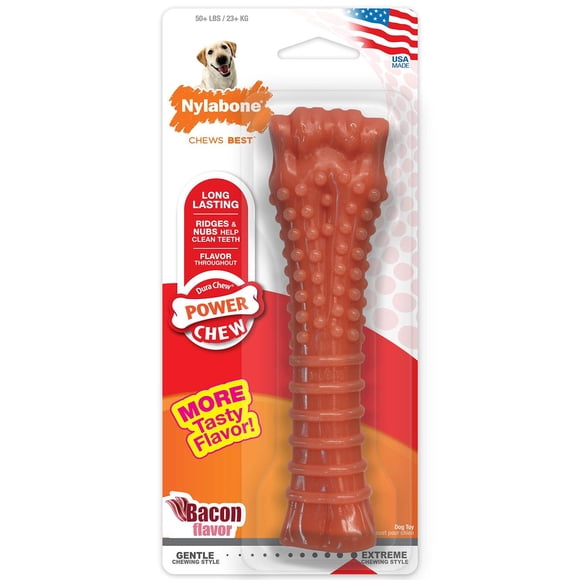 Masticador de Perro Nylabone Marrón con Textura Extragrande
