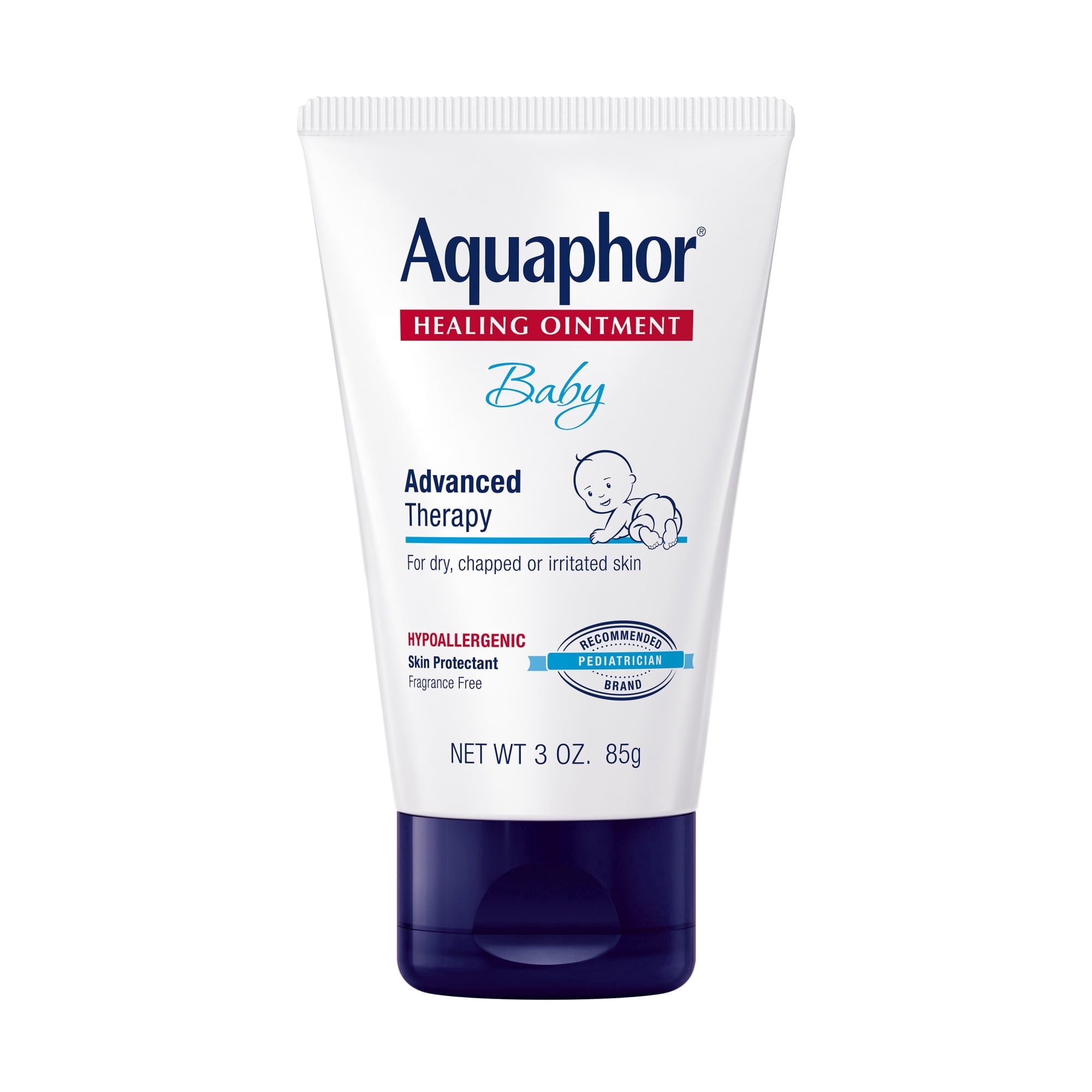 Aquaphor Baby Healing Ointment Diaper Rash Skin Protectant, 3Oz, 6-Pack