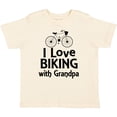 thumbnail image 3 of Inktastic I Love Biking with Grandpa Boys or Girls Toddler T-Shirt, 3 of 5
