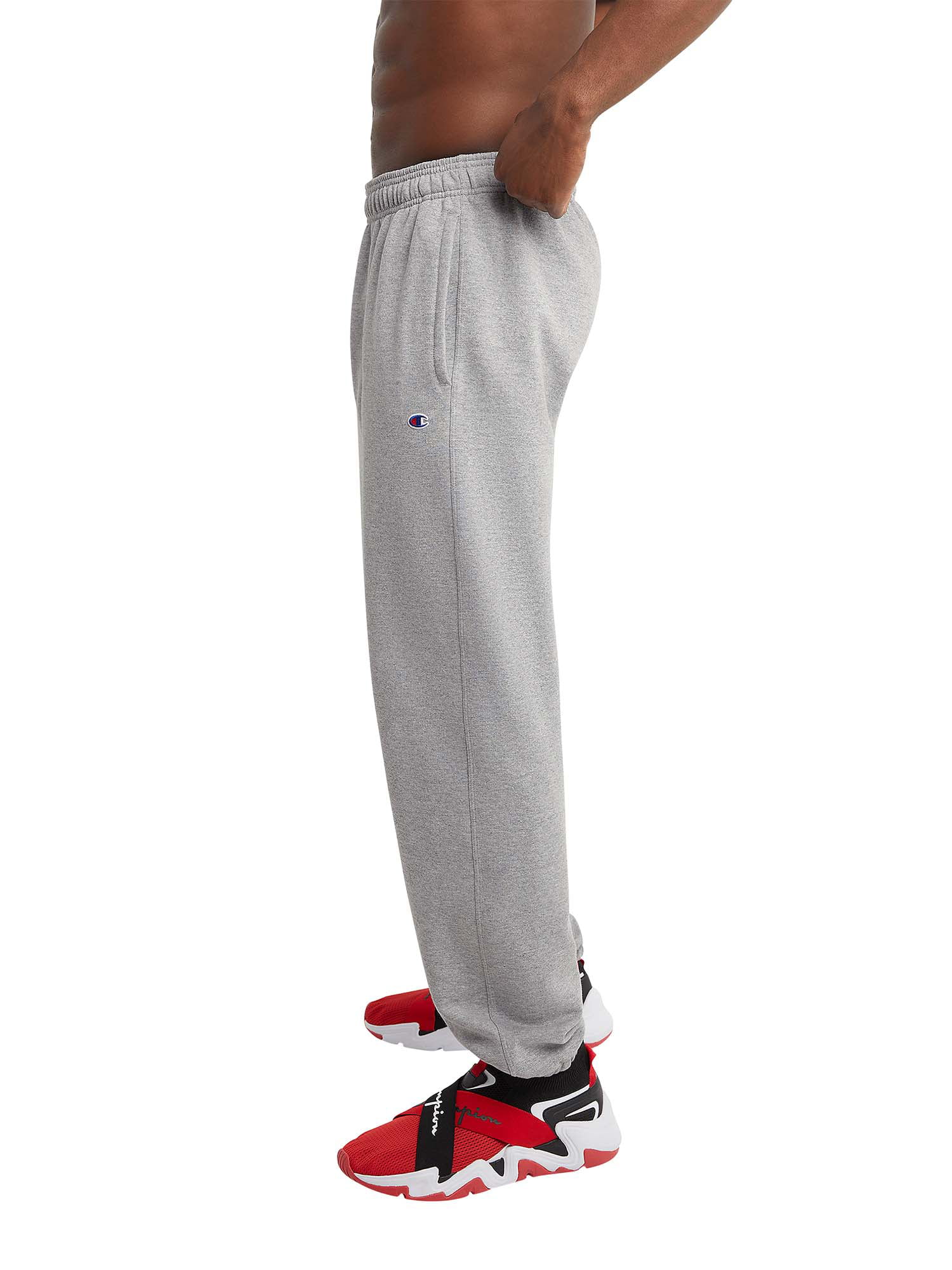 Men's Champion Red Louisville Cardinals Powerblend Pants Size: Large