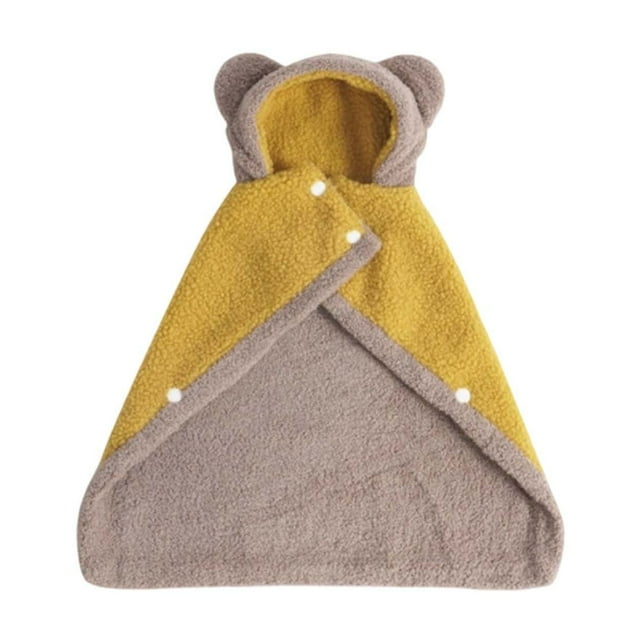 Cape Isolante Couverture Douce à Capuche pour Petits Chats Confort d'Hiver Extérieur pour Aventures en Intérieur