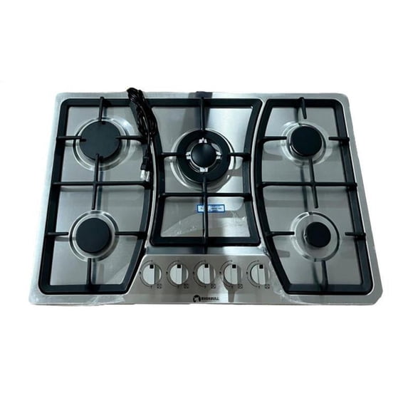 Parrilla Gas Empotrable Shorbull 5 Quemador Acero Inoxidable Shorbull 5Q