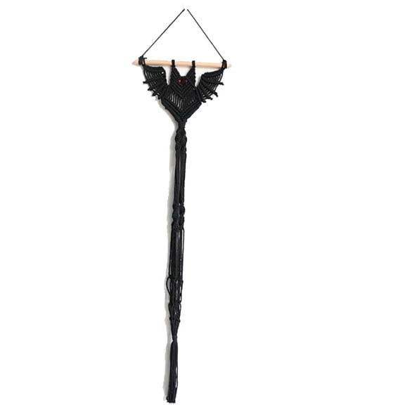 Handcraft Bat Shape Macrame Plant Hanger Woven Planter Holder Indoor Outdoor Home Garden Decorations