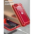 thumbnail image 6 of SUPCASE Unicorn Beetle EXO Series Case for iPhone SE 2nd Generation (2020), Premium Hybrid Protective Clear Bumper Case for iPhone SE /7/8 (Red), 6 of 8