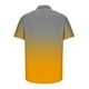thumbnail image 2 of Mens Manga Corta Botón Abajo Camisas Botones Casuales Imprimir Blusa Turndown, 95% Poliéster 5% Camisa de Spandex para la Fiesta, Negocios Y Diario, 2 of 5