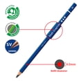 thumbnail image 3 of Mistaha Professional Sketching Pencil Set for Art Students - 6 Pencils HB-12B, Mahogany Softened Board, High Quality Graphite Bonds, Easy Rolling Wood, Portable and Durable, 3 of 6