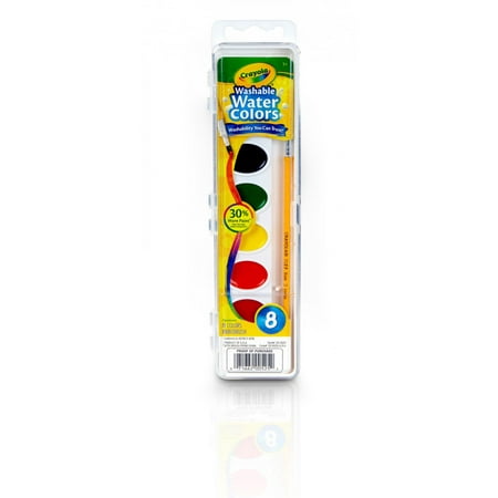 Crayola Watercolor Paint, Kids Painting Supplies, 8 (Best Face Paint For Kids)