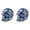 Blue*2, variant on 1 Pc Human Head Statues Resin Crafts Halloween Decor Glass Figurines Sculpture For Home Table Decor Colorful 0.78x0.78x1.18 In Brown