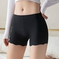 thumbnail image 3 of Summer Women'S Shorts Ice Silk Safety Pants Lace Leggings Plus Size No Show Underwear Wholesale Four Piece, 3 of 10