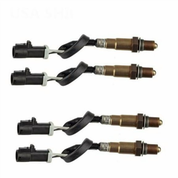 4pcs Oxygen O2 Sensor Upstream & Downstream Fits For 1999-2003 Ford Windstar V6 3.8L 4.0L 4.6L