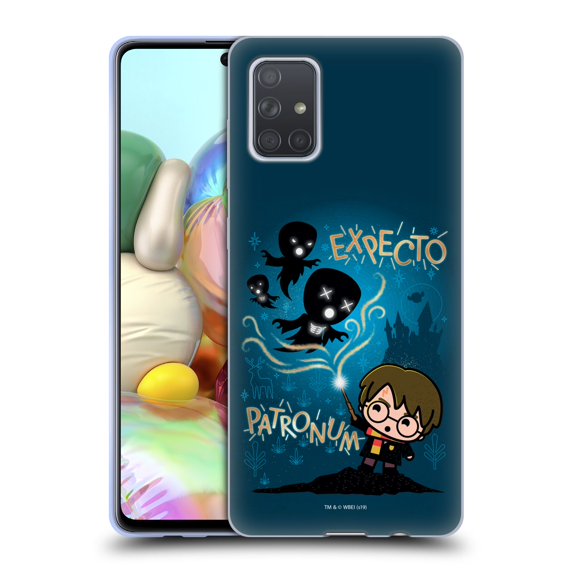 Head Case Designs Officially Licensed Harry Potter Deathly Hallows III Expecto Patronum Soft Gel Case Compatible with Samsung Samsung Galaxy A71 (2019)