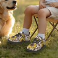 thumbnail image 6 of CHAQLIN Sunflower Cheetah Print Shoes for Kids Size 10.5 Boys Girls School Sneakers Lightweight Anti-Slip Hiking Athletic Shoes Breathable with Hook and Loop, 6 of 7