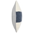 thumbnail image 3 of Benjara 22 Inch Square Accent Throw Pillow, Color Block Pattern, Blue, Gray, White, 3 of 5