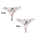 thumbnail image 3 of Fotbe Paris Tanga Sin Costuras para Mujer con Estampado – Panties Invisibles, Transpirables y Cómodos para Uso Diario-4X-Large, 3 of 6