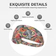 thumbnail image 3 of Tropical Fruit A Headbands for Women Men, Workout Elastic Sweat Band for Yoga Running Cycling Gym Exercise Non Slip Head Bands for Women's Hair, 3 of 5