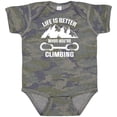 thumbnail image 3 of Inktastic Rock Climbing Mountains Boys or Girls Baby Bodysuit, 3 of 5