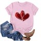 thumbnail image 1 of Camisetas de Manga Corta para Mujeres, Camiseta de Cuello Redondo Impresa de Moda, Primavera Y Verano Casual, 1 of 1