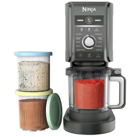 Ninja Creami Deluxe 11-in-1 Ice Cream and Frozen Drink Maker - BLACK/GRAY